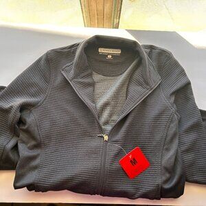 Pebble Beach Dry-Luxe™ Women's Full-Zip Quilted Jacket in Gray – Size M – NWT